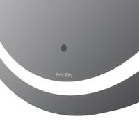 Универсальное зеркало с контурной LED-подсветкой, ИК- сенсором, круглое, 50 см арт-M85AMOX0501WG — фото 5, Зеркала в ванную комнату