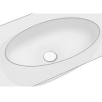 Раковина HATRIA HAPPY HOUR Y8AR01 встраиваемая снизу без отверстия без перелива цвет белый — фото 1, Раковины накладные