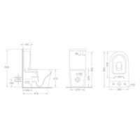 Унитаз напольный Veconi Telle арт-VTE-64T — фото 4, Напольные унитазы