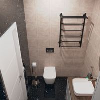 Полотенцесушитель электрический ВИД 6 с полкой 810х500 правый, скр.монтаж, СНШ, черный матовый(RAL 9005), (Ferrum), Маргроид арт-06-8050-1051-9005R — фото 3, Электрические полотенцесушители