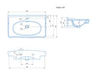 Товар: Комплект мебели для ванной Модерн 85 (Белый Патина серебро) 1124701 - фото 18 Комплект мебели для ванной Модерн 85 (Белый Патина серебро) 1124701 — фото 18, Комплекты мебели для ванной