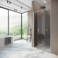 Душевая дверь ALEX BAITLER 6 серия АВ61С150 прозрачное стекло AB61C150 — фото 1, Душевые перегородки