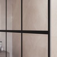 Душевая перегородка RGW WA-018B 120x200, профиль черный, стекло прозрачное(Принт)/8 мм, арт-35101812-84 — фото 4, Душевые перегородки