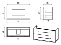 Товар: Тумба под раковину арт-П-Мод09100-011Пр - фото 6 Тумба под раковину арт-П-Мод09100-011Пр — фото 6, Тумбы под раковину
