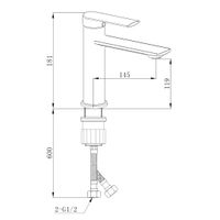 Смеситель MIMI B для раковины, хром BOCH MANN арт-BM10905 — фото 3, Смесители для раковины