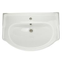 FLAVIA Раковина тюльпана 74x50 см., керамика белая 22787 — фото 1, Раковины встраиваемые сверху