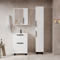 Тумба под раковину VIANT СИЦИЛИЯ 80 напольная белый (VSIC80MDBEL-T2Y) — фото 6, Тумбы под раковину