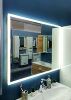 Товар: Зеркало с LED-подсветкой SIENA (100*80) /AQUA DE MARCO Sien100/80 - фото 9 Зеркало с LED-подсветкой SIENA (100*80) /AQUA DE MARCO Sien100/80 — фото 9, Зеркала в ванную комнату