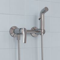 Смеситель с гигиеническим душем, глянцевый хром, Ray, IDDIS, арт-RAYSB00i08 — фото 1, Гигиенические души