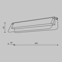 Настенный светильник (бра) Maytoni арт-MOD296WL-L10BC3K — фото 4, Бра