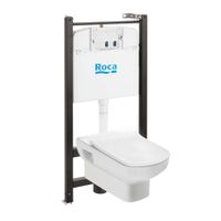 DAMA SENSO Комплект 3 в 1 (инсталляция+подв. унитаз+slim сиденье), ROCA арт-7893104680 — фото 1, Комплекты унитаз + инсталляция