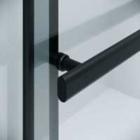 Душевая перегородка Niagara Nova (100х200) черный матовый,раздвижная,стекло прозрачное,1 место арт-NG-671-10BLACK — фото 8, Душевые перегородки