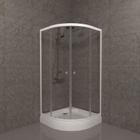 ДО Ультра 100*100 А (3 места+сифон D90) арт-Щ0000061796 — фото 1, Душевые уголки четверть круга