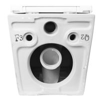 Унитаз подвесной AZARIO Porta 520х360х375 безободковый, быстросъемное сиденье микролифт арт-AZ-0064 — фото 5, Подвесные унитазы