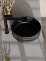 Товар: Agger Sweet смеситель для накладной раковины однорычажный высокий, черный матовый арт-A2712144 - фото 3 Agger Sweet смеситель для накладной раковины однорычажный высокий, черный матовый арт-A2712144 — фото 3, Смесители для раковины