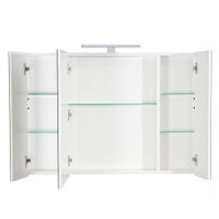 Товар: ETNA Зеркальный шкаф 100, белый глянец, ROCA арт-7857305806 - фото 2 ETNA Зеркальный шкаф 100, белый глянец, ROCA арт-7857305806 — фото 2, Зеркальные шкафы в ванную