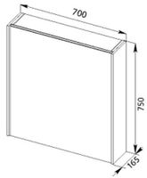 Мебель для ванной Aquanet Латина 70 белый 00281204 — фото 12, Комплекты мебели для ванной