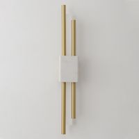 Бра арт-CARTA AP6W LED WHITE/BRASS — фото 1, Бра