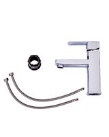 OneLife смеситель для раковины однорычажный полимерный, хром арт-P06-021cr — фото 5, Смесители для раковины