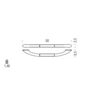 Поручень COLOMBO DESIGN COMPLEMENTI цвет хром арт-B9734 — фото 3, Поручни для ванной