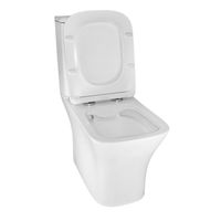 Унитаз-компакт Azario Kashmir 340х650х770 напольный, безободковый, в комплекте с быстросъемным сиденьем микролифт арт-AZ-9143S — фото 3, Напольные унитазы