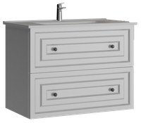 KAYRA Нижний модуль (выдвиж.ящики) KY0080.42.MBY + Раковина SU080-00CB00E-0000 арт-KY0080.42.MBY + SU080-00CB00E-0000 — фото 1, Тумбы с раковиной