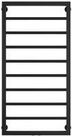 Полотенцесушитель водяной Сунержа Канцлер 1000х500 Матовый чёрный арт-31-0254-1050 — фото 1, Водяные полотенцесушители