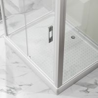 Душевая кабина Niagara Standart (120х90х215) прямоугольник,поддон 15см,распашная,проф.белый,3 места арт-ST120/90/15Q — фото 6, Душевые кабины