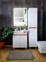 Товар: Зеркало с LED-подсветкой CARRERA (80*90) /AQUA DE MARCO Car80/90 - фото 3 Зеркало с LED-подсветкой CARRERA (80*90) /AQUA DE MARCO Car80/90 — фото 3, Зеркала в ванную комнату