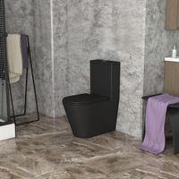 Товар: Унитаз напольный Grossman (670х380х850) безободковый,черный матовый с тонкой крышкой,микролифт,2 места арт-GR-4449BMS - фото 4 Унитаз напольный Grossman (670х380х850) безободковый,черный матовый с тонкой крышкой,микролифт,2 места арт-GR-4449BMS — фото 4, Напольные унитазы