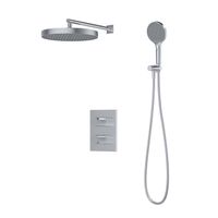 Товар: Душевая система IDDIS Duna с тропическим и ручным душем, с термостатом, глянцевый хром (DUNSB0Ti67) - фото 2 Душевая система IDDIS Duna с тропическим и ручным душем, с термостатом, глянцевый хром (DUNSB0Ti67) — фото 2, Встраиваемые душевые комплекты