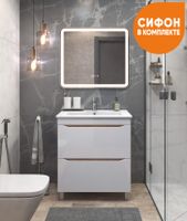 Тумба под раковину VIGO Grani 75 напольная дуб золотой (tn.GRI.OSK.75.2Y дуб золотой) — фото 5, Тумбы под раковину