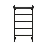 Полотенцесушитель электрический Grota Lore 430х800 черный Lore 430х800 RAL9005 EL — фото 5, Электрические полотенцесушители