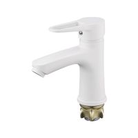 Смеситель для раковины G.Lauf NUD1-A045YW, белый — фото 1, Смесители для раковины