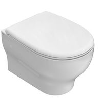 Унитаз GLOBO GRACE подвесной безободковый цвет белый GRS03BI — фото 1, Подвесные унитазы