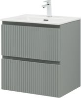 Тумба под раковину Aquanet Джейн (Flat) 60 мисти грин 00335432 — фото 8, Тумбы под раковину