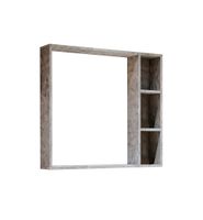 Зеркало "ФАЛЬКОН-80 см" бетон арт-208003 — фото 1, Зеркала в ванную комнату