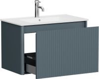 Тумба под раковину Allen Brau Gravity 80 1.370017.BGM синий матовый — фото 4, Тумбы под раковину