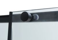 Душевая дверь Aquanet Pleasure Evo 140 профиль черный, прозрачное стекло арт-AE65-N140-BT — фото 13, Раздвижные душевые двери