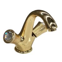 Смеситель для раковины Fiore VENERE SKY (SWAROVSKI®) , золото арт-13OO0623 — фото 1, Смесители для раковины