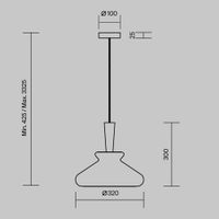 Подвесной светильник Maytoni MOD405PL-01W — фото 7, Подвесные светильники