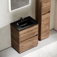 Тумба под раковину SANCOS Libra Floor напольная, 690х450х840, c двумя ящиками оснащенными доводчиками, дуб чарльстон, арт. арт-LB70FECH — фото 12, Тумбы под раковину