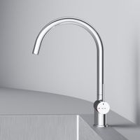 Товар: Func, смеситель для кухни с С-изливом, хром арт-F8F07000 - фото 5 Func, смеситель для кухни с С-изливом, хром арт-F8F07000 — фото 5, Смесители для кухни