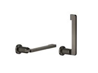 Бумагодержатель, Gessi, Inciso, без крышки, ширина, мм-183, глубина, мм-77, высота, мм-41, тип установки-настенный, вертикальный/горизонтальный, цвет-Finox арт-58455.149 — фото 2, Держатели туалетной бумаги