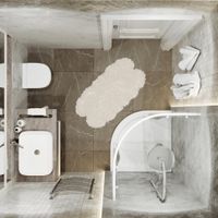 ДО Полосы 90*90 А (3 места+сифон D90) арт-Щ0000061805 — фото 4, Душевые уголки четверть круга