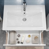 Тумба под раковину VIGO Geometry 70 подвесная белый арт-034 — фото 5, Тумбы под раковину