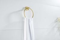 Товар: AQ4112BG ЕВРОПА полотенцедержатель кольцо, шлиф. золото - фото 4 AQ4112BG ЕВРОПА полотенцедержатель кольцо, шлиф. золото — фото 4, Полотенцедержатели