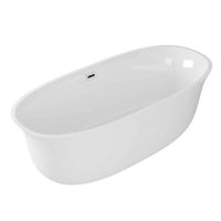 Ванна отдельностоящая Grossman Galaxy GR-1201 (166х75х56) цвет белый,1 место — фото 1, Акриловые ванны