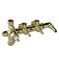 Встраиваемая часть Bossini Apice Z00135 для термостата для ванны и душа на 2 потребителя — фото 2, Встраиваемые душевые комплекты