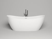 Товар: Ванна отдельностоящая NOEMI 170x75 покраска по RAL полностью 101722MF - фото 2 Ванна отдельностоящая NOEMI 170x75 покраска по RAL полностью 101722MF — фото 2, Ванны